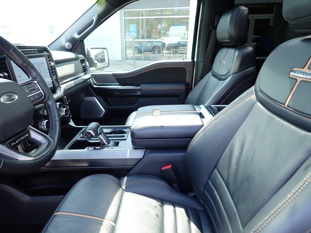 2022 Ford F-150 Platinum Star White Metallic Tri-Coat at Star Lake Ford