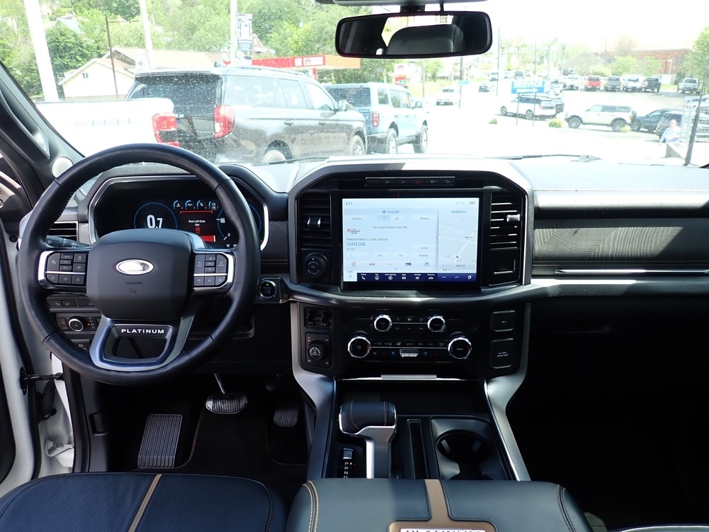 2022 Ford F-150 Platinum Star White Metallic Tri-Coat at Star Lake Ford