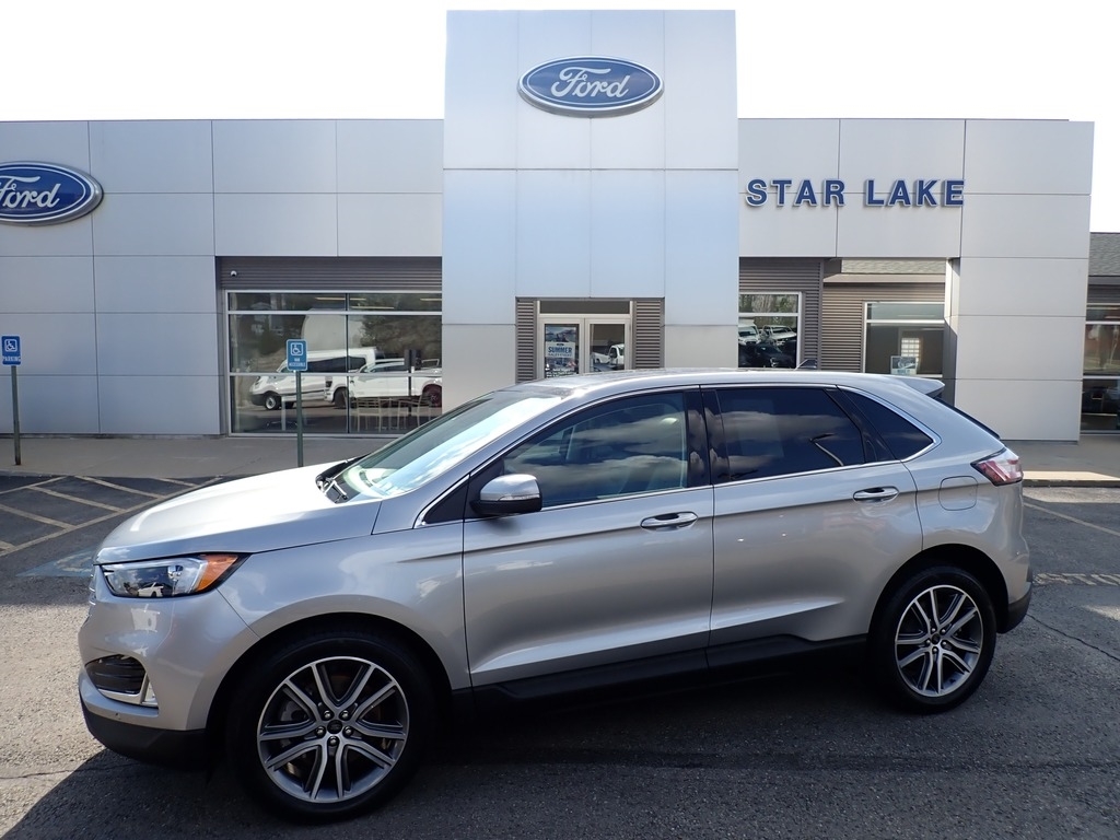 2024 Ford Edge Titanium Iconic Silver at Star Lake Ford