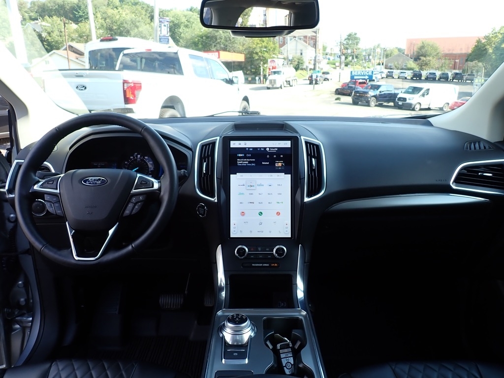 2024 Ford Edge Titanium Iconic Silver at Star Lake Ford