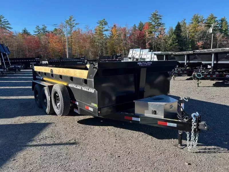 2026 Southland 7X14 15K Dump Trailer W/Tarp Kit, Ramps, & Stab Ja
