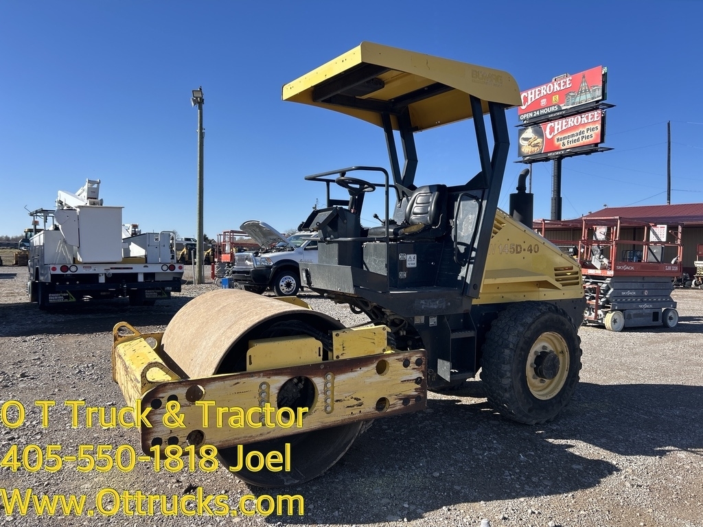2014 Bomag BW 145 D-40 56" Single Smooth Drum Roller Compactor