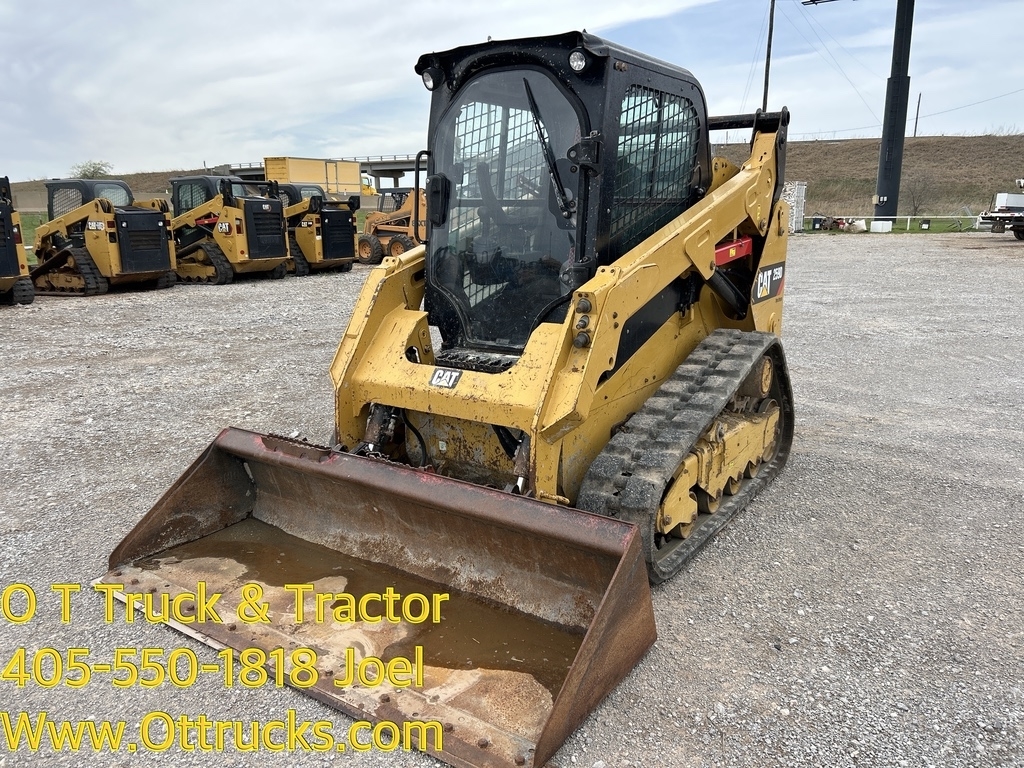 2019 Caterpillar 259D Compact Track Skid Steer Loader 74Hp Cab A/c