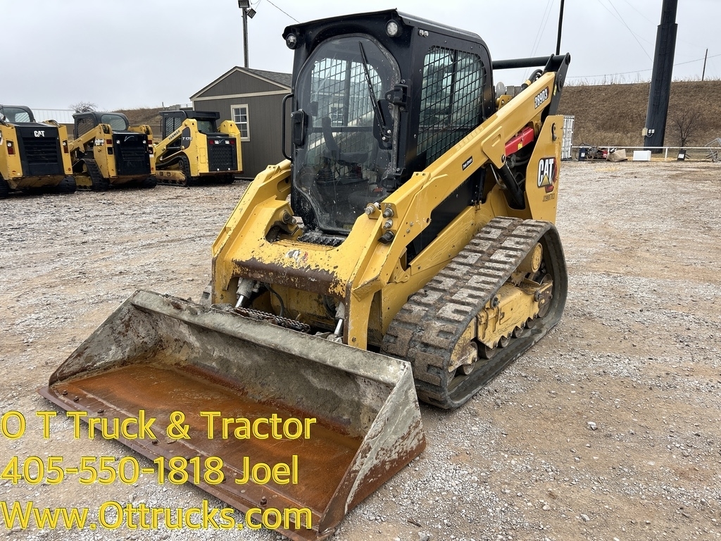 2022 Caterpillar 289 D3 Cab A/c Track Skid Steer Loader 74Hp Hyd Quick Att