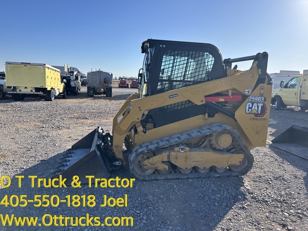 2022 Cat 259D3 Cab A/C Track Skidsteer Compact Loader