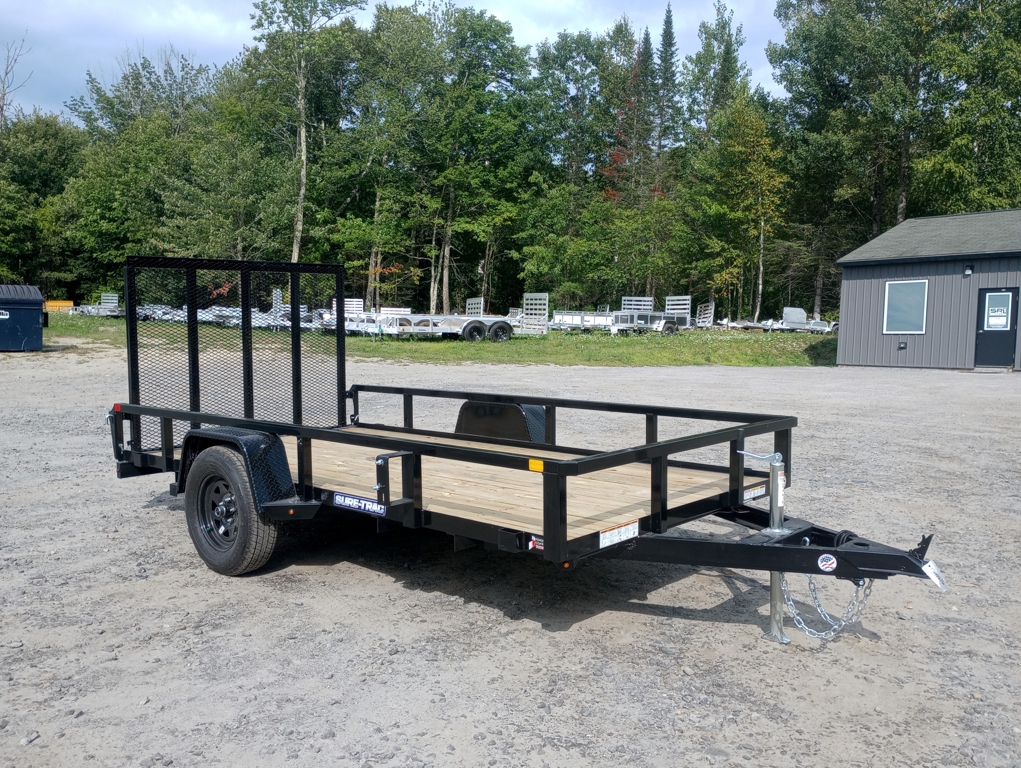 2027 Sure-Trac 6X12 Powder Coated Utility Trailer W/Integrated Re