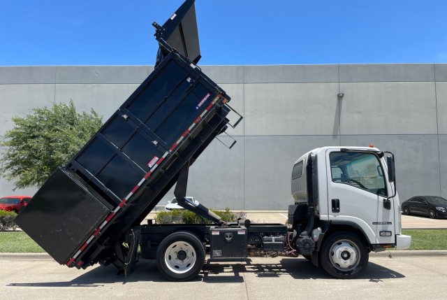 2022 Isuzu NPR 13ft Hydraulic Dump Bed 6.6 V8 No CDL Landscape Ha 6.0 V8
