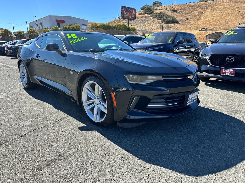 Used 2018 Chevrolet Camaro 2LT with VIN 1G1FD1RS7J0133101 for sale in Lakeport, CA