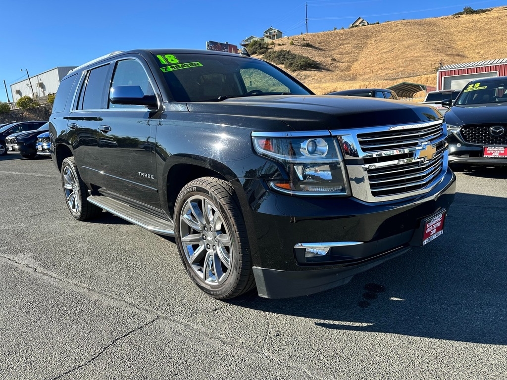 Used 2018 Chevrolet Tahoe Premier with VIN 1GNSKCKC5JR337408 for sale in Lakeport, CA