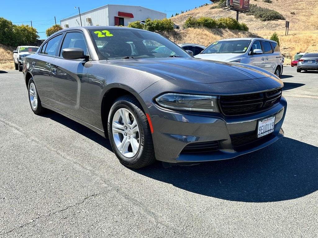 Used 2022 Dodge Charger SXT with VIN 2C3CDXBG3NH176939 for sale in Lakeport, CA