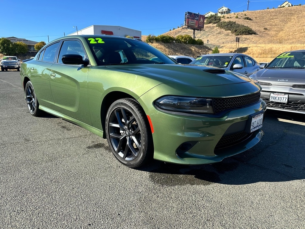 Used 2022 Dodge Charger GT with VIN 2C3CDXHG6NH110599 for sale in Lakeport, CA