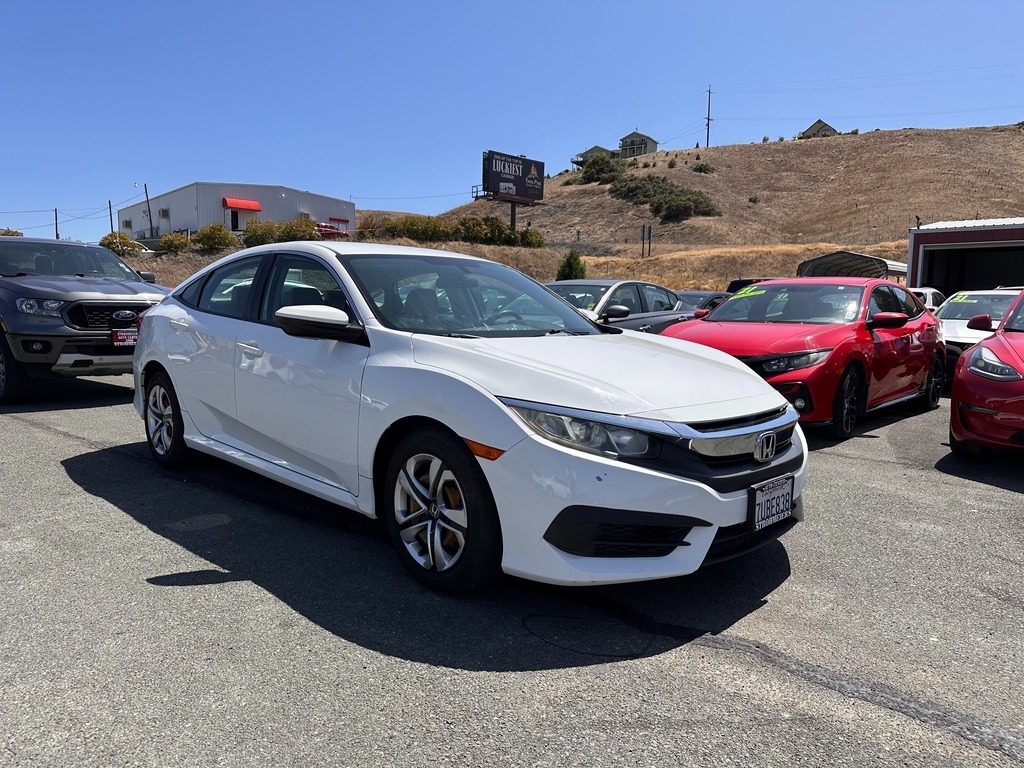 Used 2016 Honda Civic LX with VIN 2HGFC2F53GH560490 for sale in Lakeport, CA