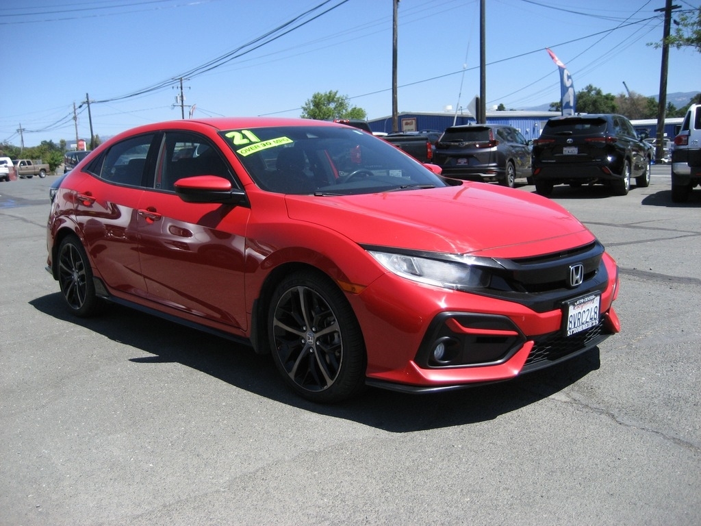 Used 2021 Honda Civic Hatchback Sport with VIN SHHFK7H42MU405397 for sale in Lakeport, CA