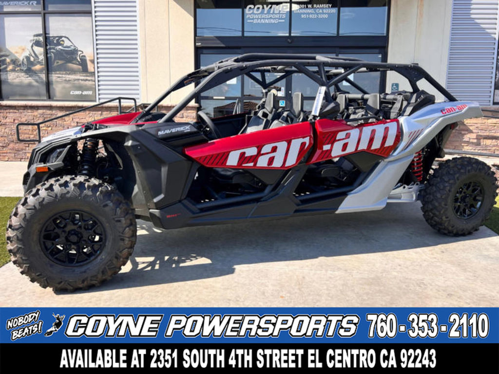 2025 Can-Am™ Maverick X3 MAX RS Turbo Fiery Red & Hyper Silver 900