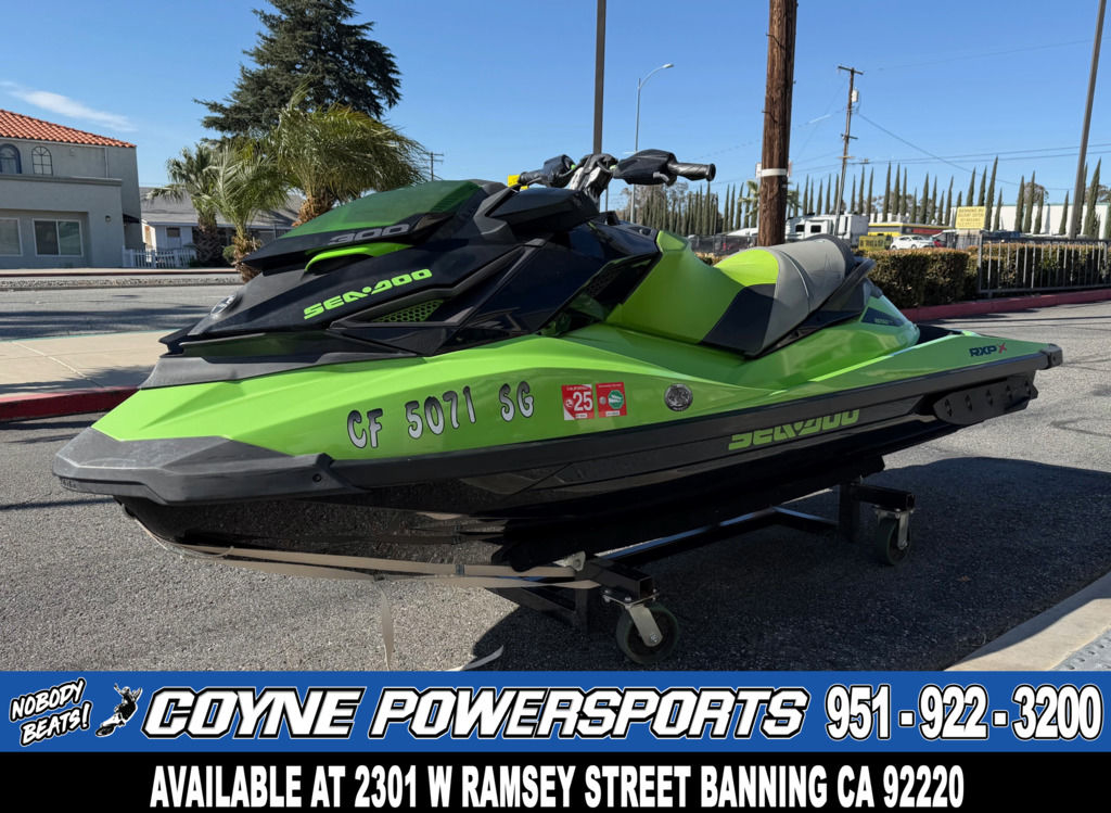 2020 Sea-Doo RXP®-X® 300 California Green Metallic and Black