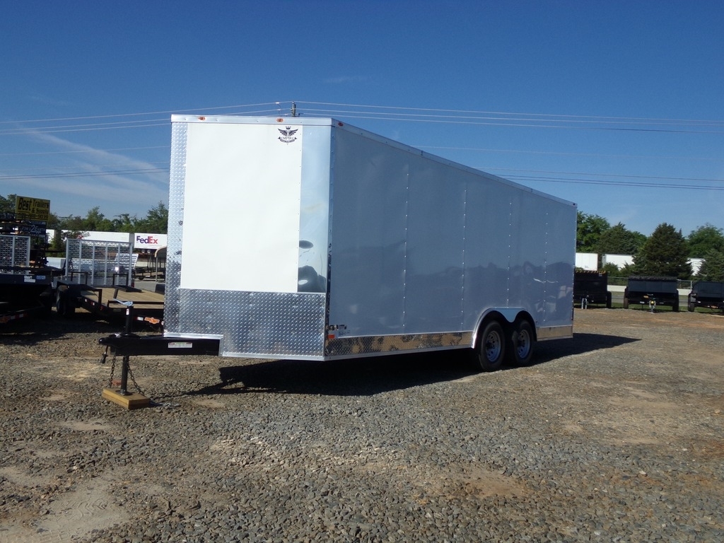 2021 empire cargo 8 x 20 carhauler enclosed trailer