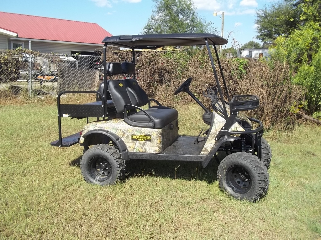 beast 48 HD lifted golf cart bad boy hunting buggy offroad electric utv ...