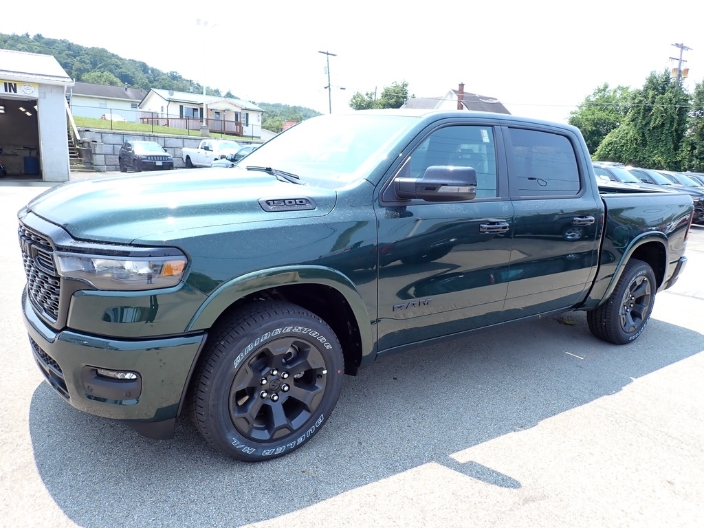 Serrano Green Metallic 2026 RAM 1500 Pickup Truck Four-Wheel Drive 8-Speed Automatic