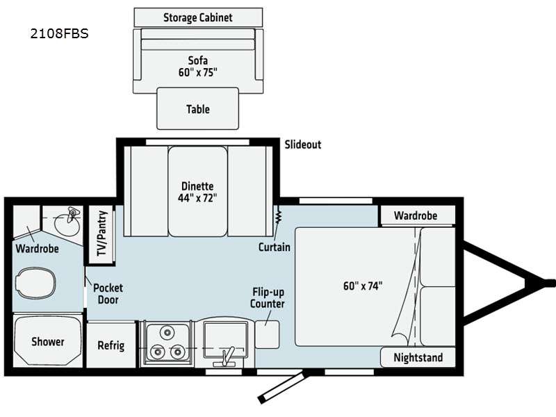 2021 Winnebago Micro Minnie 2108FBS