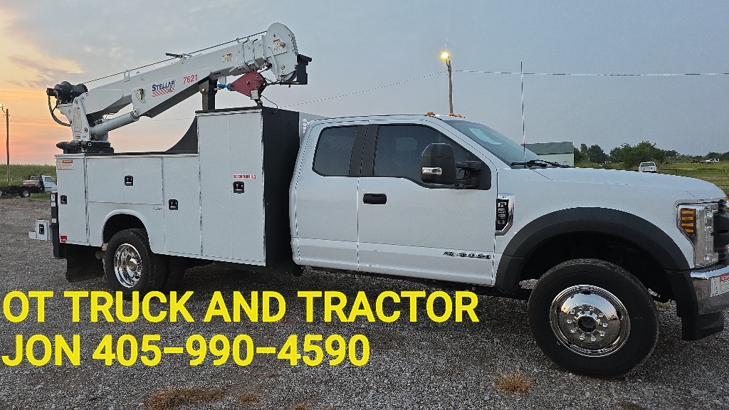 2019 Ford F-550 4wd 7500lb Crane Extended Cab Mechanics Truck 6.7L Stellar