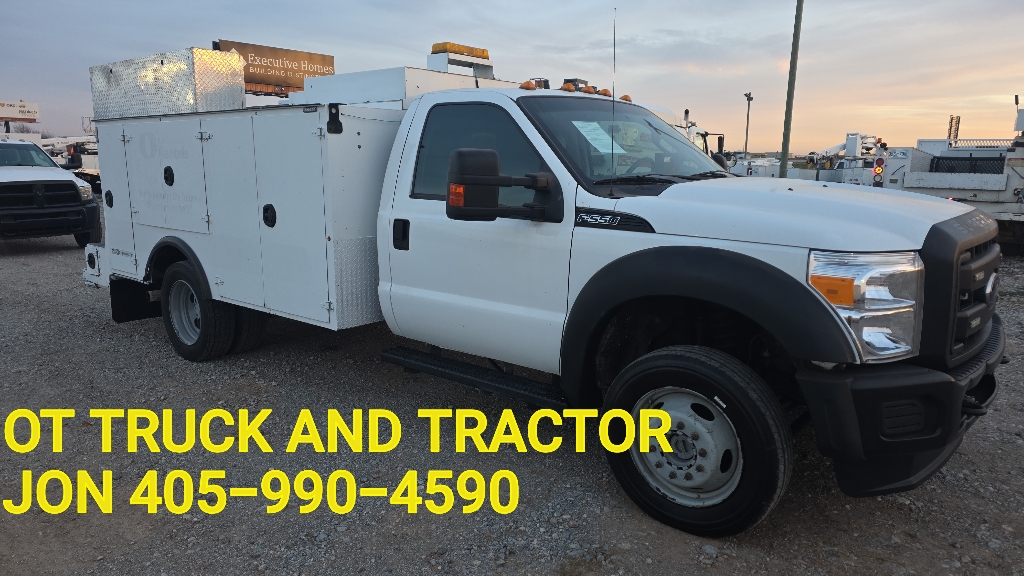 2015 Ford F-550 4wd 11ft Mechanics Lube Service Truck 6.8L Gas F550