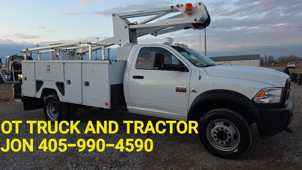 2012 Dodge Ram 4500 40ft Cable Telcom Fiber Bucket Truck 6.7L Diesel