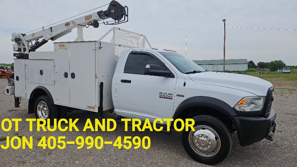 2018 Dodge Ram 5500 5000lb Crane Miller Empak 6.4L Gas 149k Miles