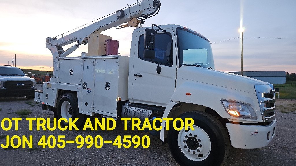 2012 Hino 258 10000lb Crane PTO Air Maintainer Mechanics Service Bed Truck