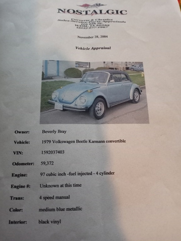 1979 Volkswagen Beetle  photo