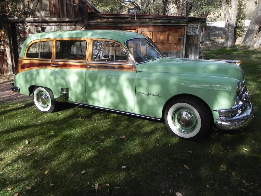 1950 Pontiac Silver Streak Tin Woody Station Wagon