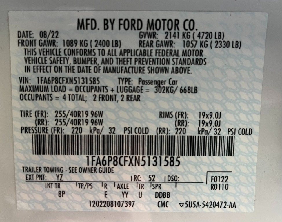 2022 Ford Mustang GT Premium photo