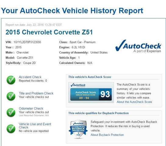 2015 Chevrolet Corvette stingray Stingray Z51 photo