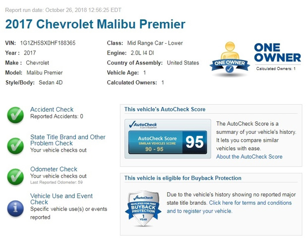 2017 Chevrolet Malibu Premier photo