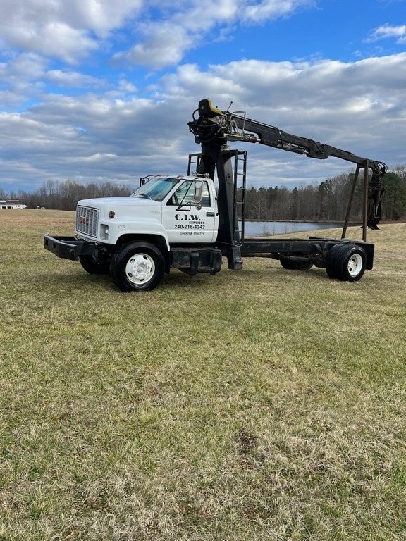 1993 GMC Topkick Prentice Knuckle Boom