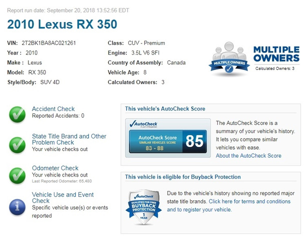 2010 Lexus RX 350 photo