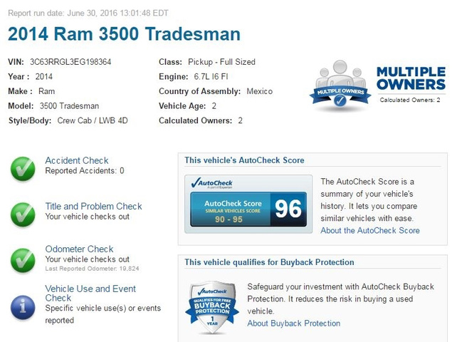 2014 RAM RSX Tradesman photo