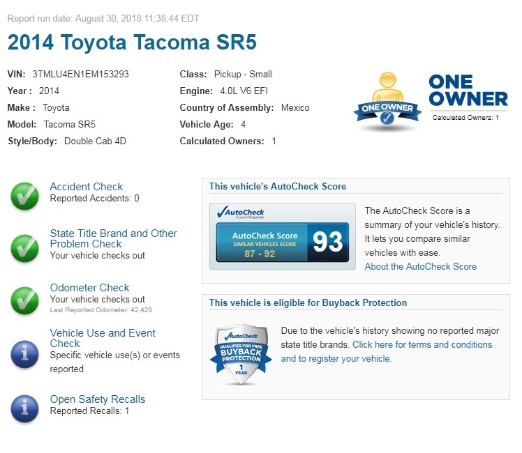 2014 Toyota Tacoma V6 photo