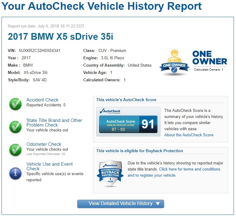 2017 BMW X5 sDrive35i photo