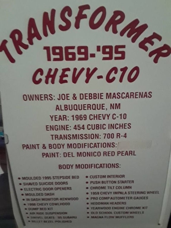 1969 Chevrolet C-10 Transformer  photo