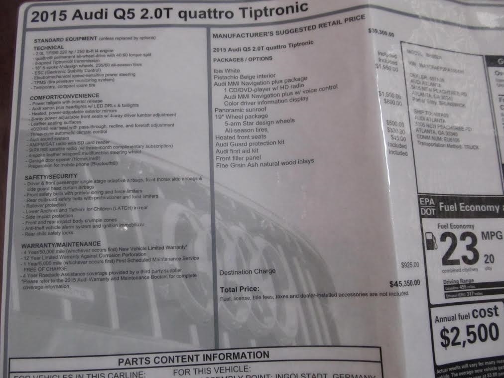 2015 Audi Q5 2.0T Premium photo