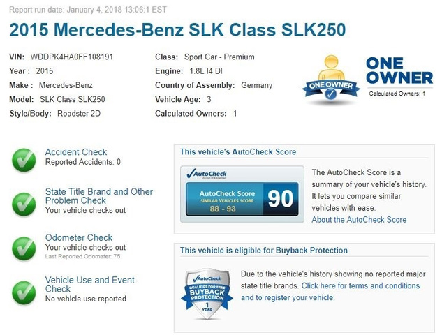 2015 Mercedes-Benz SLK-Class SLK 250 photo