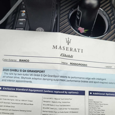 2020 Maserati Ghibli SQ4 GranSport photo