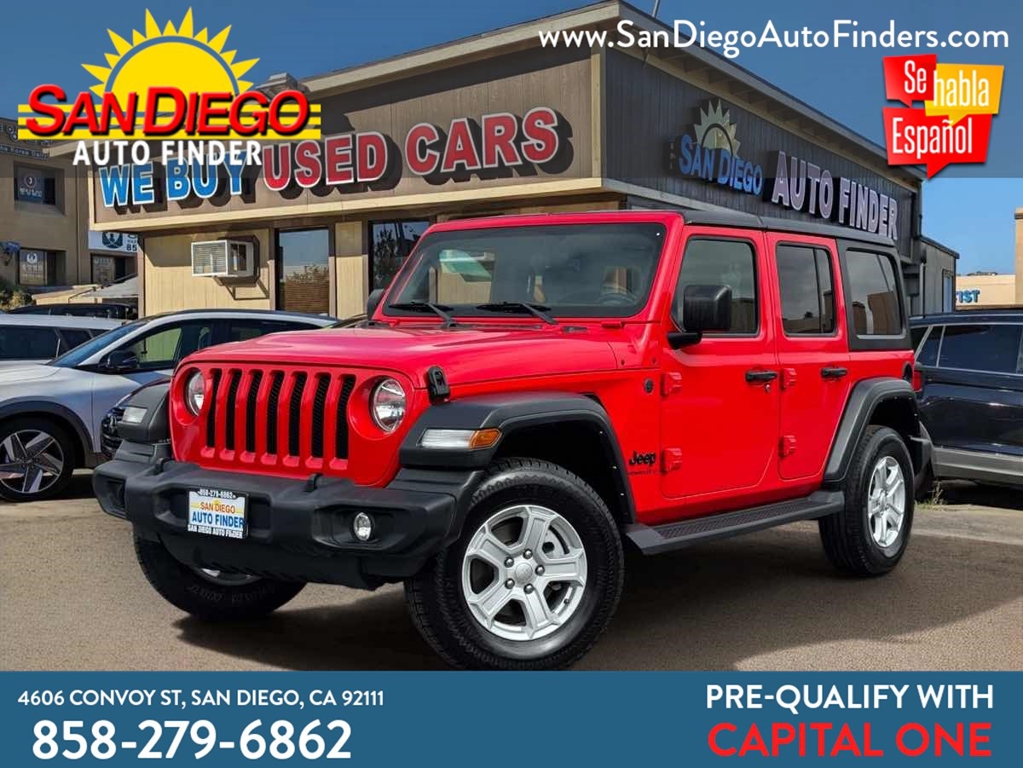 2023 Jeep Wrangler Sport S 4X4, Hard Top, Power Windows, Power Locks, Financing Available, CALL 858-2796862 SUV