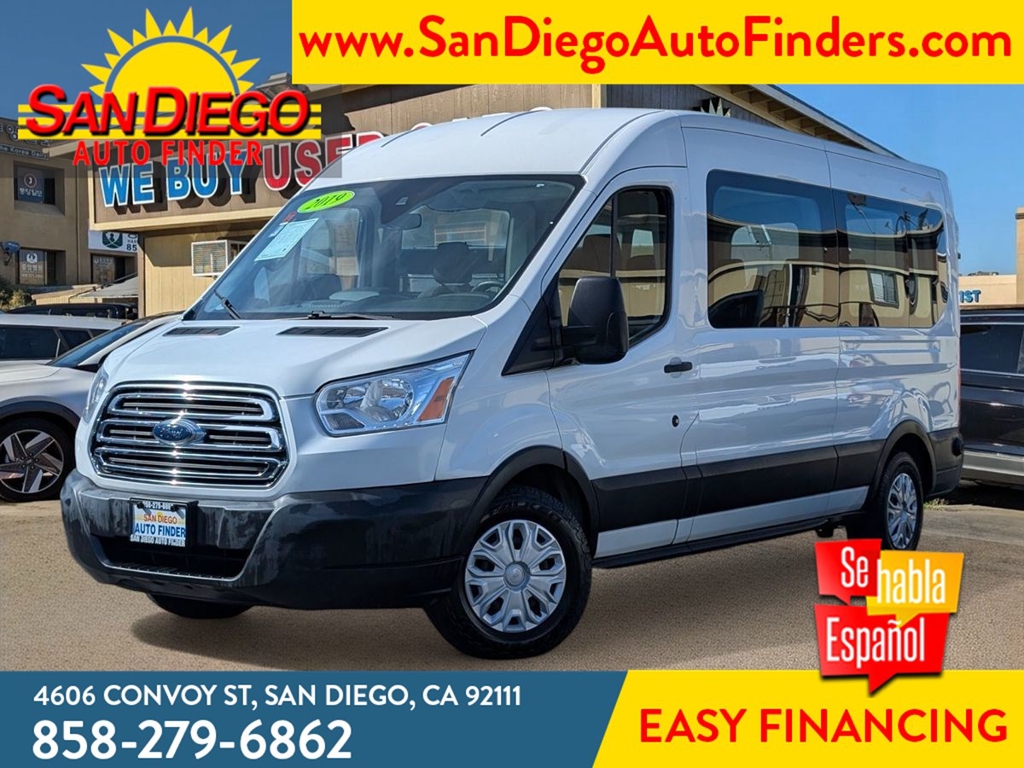 2019 Ford Transit Med Roof XLT, Call Now, 858-279-6862 Passenger Van