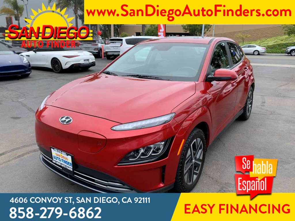 2022 Hyundai KONA Electric Credit, Easy Financing, 858 279 6862 SUV
