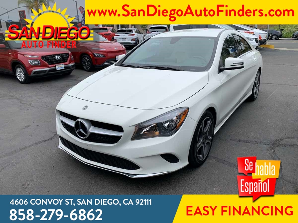 2018 Mercedes-Benz CLA Condition, Easy Financing, Call 858 279 6862 Sedan