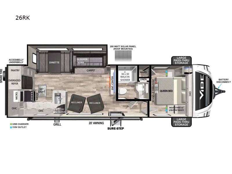 2025 Forest River Vibe 26RK