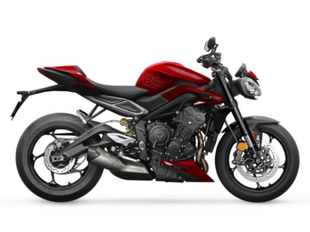 2024 Triumph Street Triple 765 RS Carnival Red Horizontal In-line 765