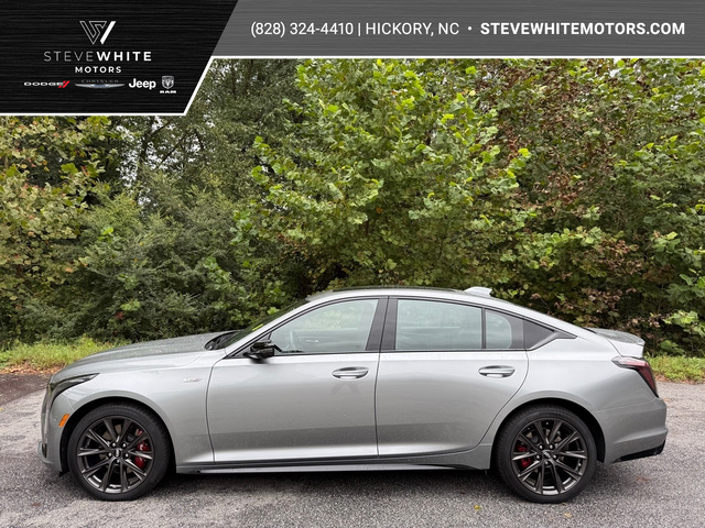 Argent Silver Metallic 2026 Cadillac CT5 Sedan All-Wheel Drive Automatic