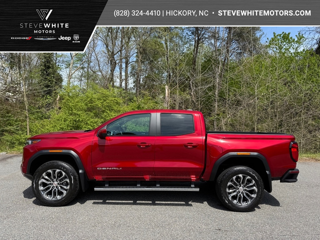 Volcanic Red Tintcoat 2023 GMC Canyon Denali Crew Cab 4WD Pickup Truck Four-Wheel Drive Automatic